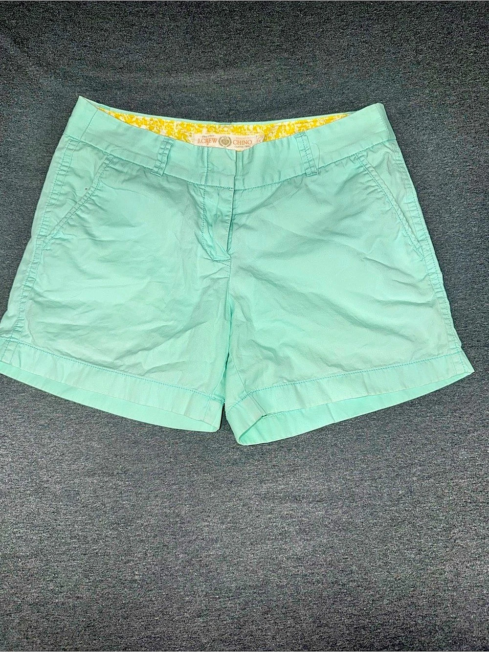 J.Crew Chino Shorts Bermuda Shorts in Green Size 2